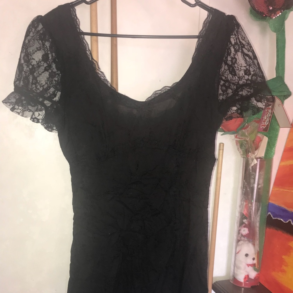 Short black dress